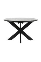 CAFE TABLE MARBLE BLACK 